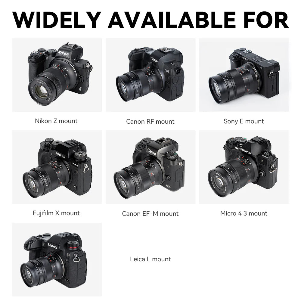 7Artisans 7 Artisans 60Mm F2.8 II MF APS-C Macro Lens for Sony E Nikon Z Fuji XF Canon EF-M Canon RF M4/3 Leica L Mount