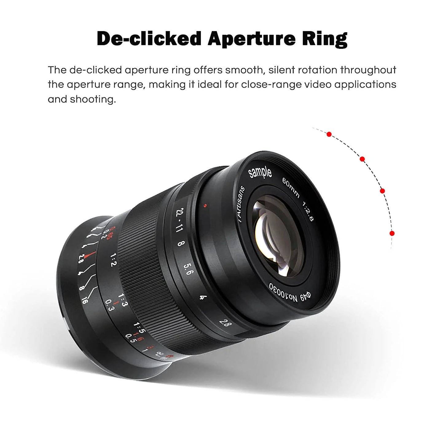 7Artisans 7 Artisans 60Mm F2.8 II MF APS-C Macro Lens for Sony E Nikon Z Fuji XF Canon EF-M Canon RF M4/3 Leica L Mount