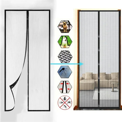 Magnetic Mosquito Net for Window Door Curtain Insect Screen Anti-Mosquito Net Curtains Invisible Mesh Protective Shades Home